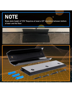 Bloqueo de Seguridad para Puertas Gagsu - Aluminio Negro 2