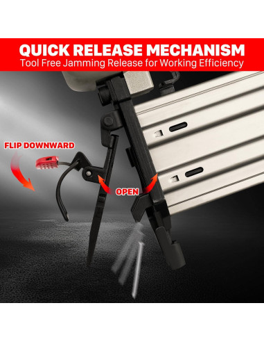 Clavadora Neumática KEENTECH F50B 18 Gauge 2 en 1 con Estuche