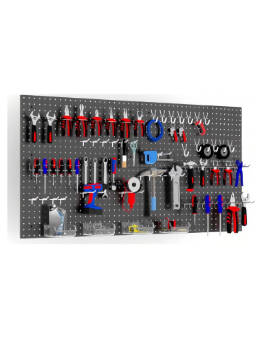 Organizador de Pared de Metal Morspazio 67pcs para Garaje