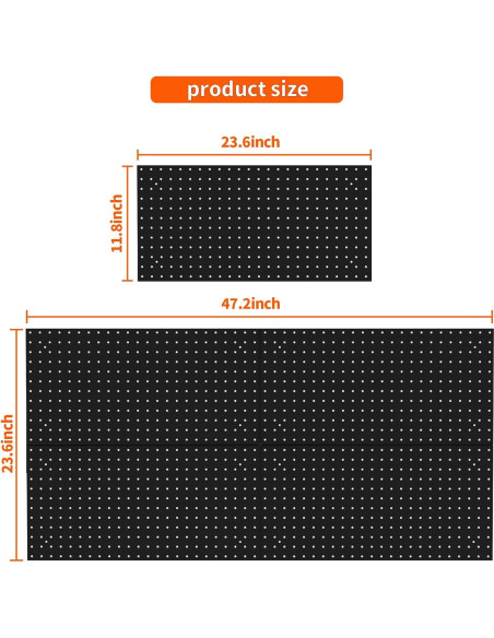 Organizador de Pared de Metal Morspazio 67pcs para Garaje
