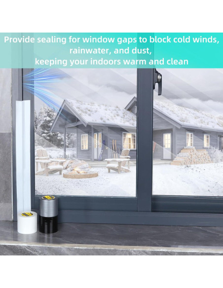 Cinta de Sellado MILEQEE Blanca 5.08cm x 20m Impermeable