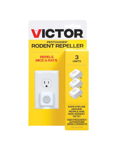 Repelente Ultrasonido de Roedores Victor M753K - 3 Dispositivos