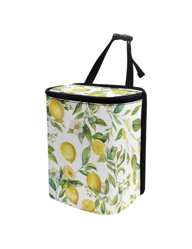 Basurero de Coche Dreaweet Limón a Prueba de Fugas 17x12x22cm