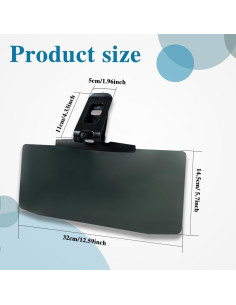 Extensor de Visera Solar Kutyun 2PCS Anti-Deslumbrante UV400 2