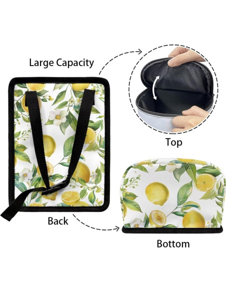 Basurero de Coche Dreaweet Limón a Prueba de Fugas 17x12x22cm