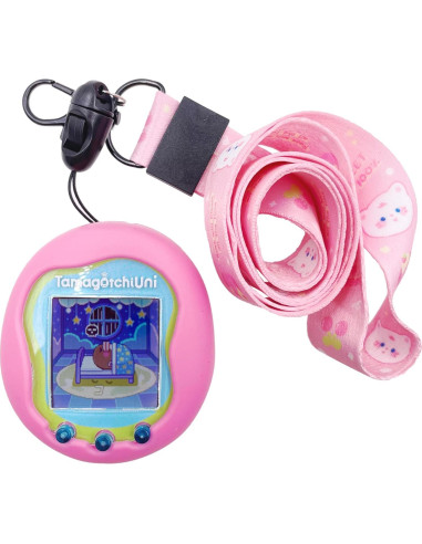 Funda de Silicona Xcivi con Cordón y Protector para Tamagotchi Uni