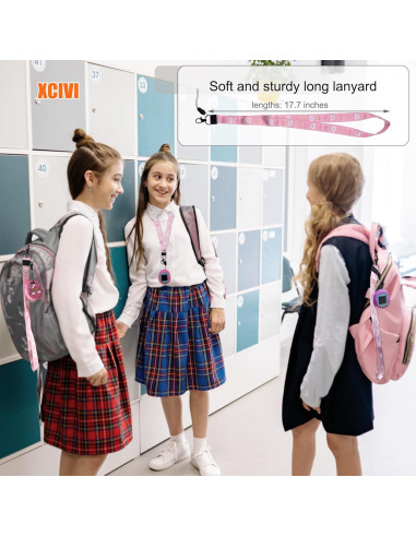 Funda de Silicona Xcivi con Cordón y Protector para Tamagotchi Uni