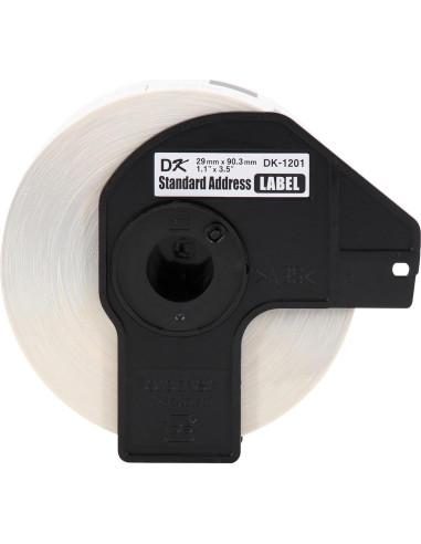 Etiquetas de Dirección Brother DK-1201, 400 Unidades, 29x90mm