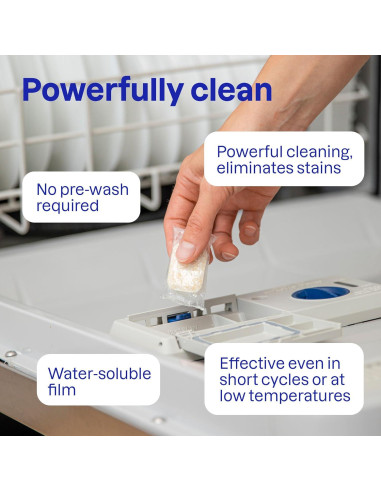 Tabletas para Lavavajillas ATTITUDE 26 Unidades Veganas Sin Fragancia