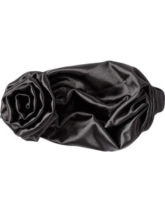 Turbante Preatado KISS Colors & Care Negro - Suave y Elástico 2