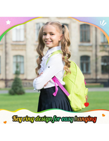 6 Llaveros Antiestrés Sensoriales Landical para Niños y Adultos