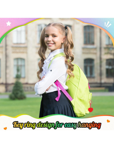 6 Llaveros Antiestrés Sensoriales Landical para Niños y Adultos 6 Llaveros Antiestrés Sensoriales Landical para Niños y Adultos