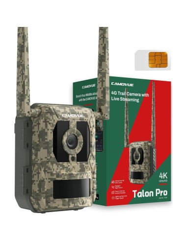 Cámara de Caza 4G LTE Camovue Talon Pro 4K con Batería