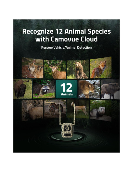 Cámara de Caza 4G LTE Camovue Talon Pro 4K con Batería