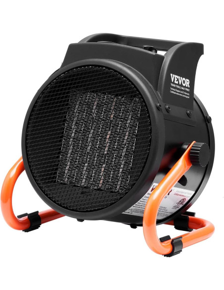 Calentador de Invernadero VEVOR 1500W Eléctrico Portátil 3 Velocidades