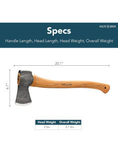 Hacha de Camping Hults Bruk Aneby 0.91 kg Mango 50 cm 2