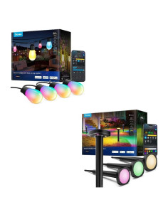 Luces de Cadena Govee 29m para Exterior RGBICW 2 Paquetes