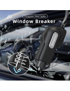 Martillo de Seguridad SINSEN - Kit de Escape Automotriz 2 Piezas 2