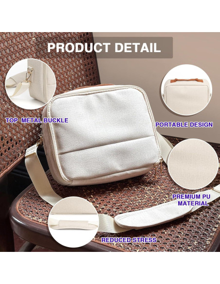 Bolsa Protectora Universal CAIYOULE para Fujifilm Instax Mini y DSLR - Blanca
