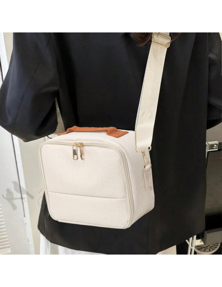 Bolsa Protectora Universal CAIYOULE para Fujifilm Instax Mini y DSLR - Blanca