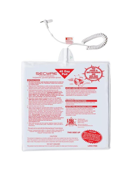 Alarma de Silla Personal Safety 45CSET-1Y con Sensor 30.48cm