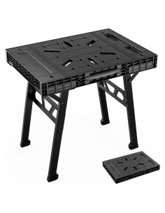 Mesa de trabajo plegable ONCUPID 86.36x63.5 cm negra