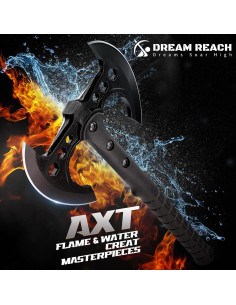 Juego de Hachas de Doble Cabeza Dream Reach 2 Piezas Camping 2