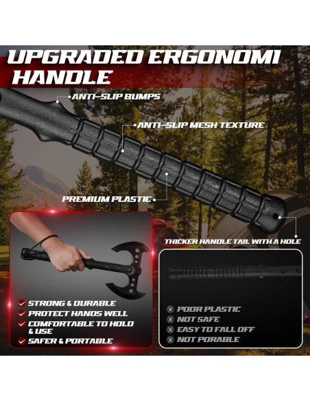 Juego de Hachas de Doble Cabeza Dream Reach 2 Piezas Camping