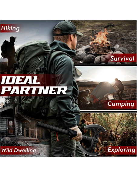 Juego de Hachas de Doble Cabeza Dream Reach 2 Piezas Camping