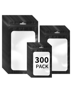 300 Bolsas Mylar Reutilizables Babyfond 3 Tamaños a Prueba de Olores