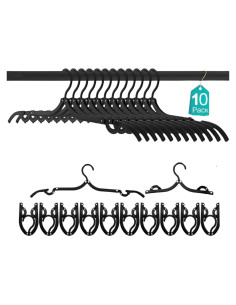 10 Perchas Plegables de Viaje FlyNautics - Ahorra Espacio