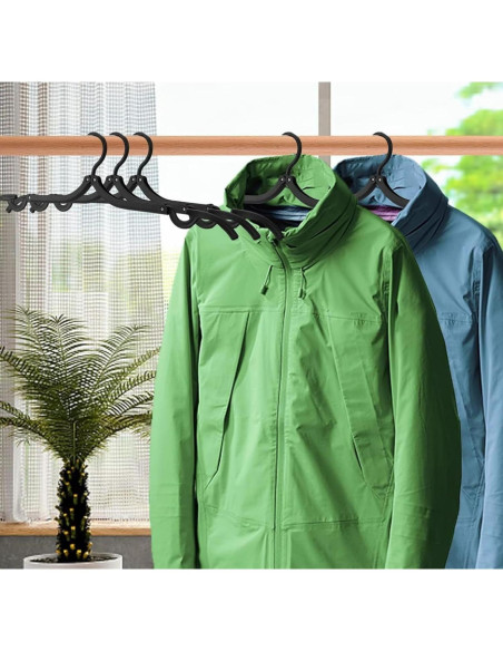 10 Perchas Plegables de Viaje FlyNautics - Ahorra Espacio 10 Perchas Plegables de Viaje FlyNautics - Ahorra Espacio