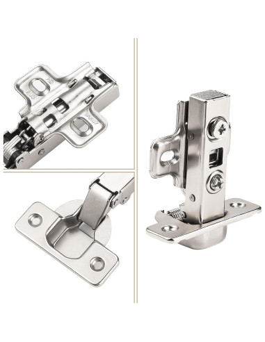 Bisagras Ocultas de Cierre Suave Knobelite 4 Pcs 105 Grados