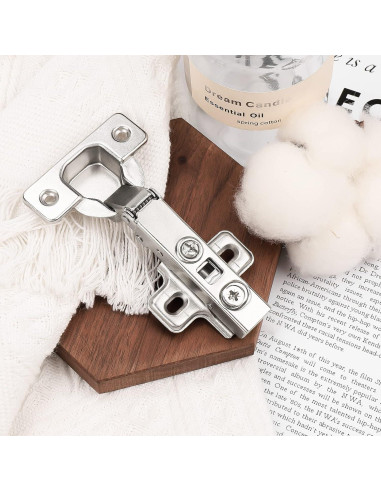 Bisagras Ocultas de Cierre Suave Knobelite 4 Pcs 105 Grados