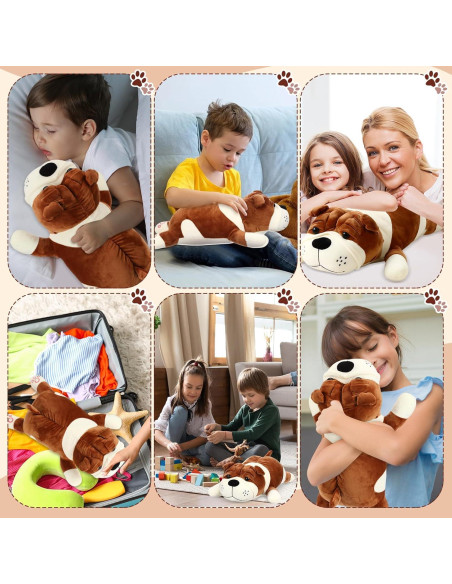 Perro de Peluche Jumbo 60 cm Vertintong Suave y Realista