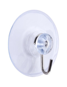 Ganchos de Ventosa Mudder 24 Piezas 45 mm PVC Transparente 2