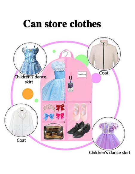 Bolsa de Vestuario para Danza RoedCuoo Rosa 101.6x61 cm Bolsa de Vestuario para Danza RoedCuoo Rosa 101.6x61 cm