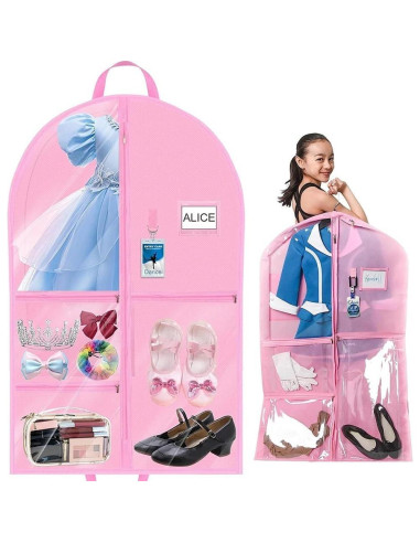 Bolsa de Vestuario para Danza RoedCuoo Rosa 101.6x61 cm