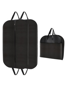 Bolsas para Prendas 2 Paquete - Cuero PU y Tela 101.6cm