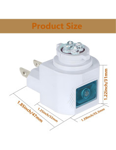 Luz Nocturna LED Enchufable TWDRTDD con Sensor Dusk a Dawn 2