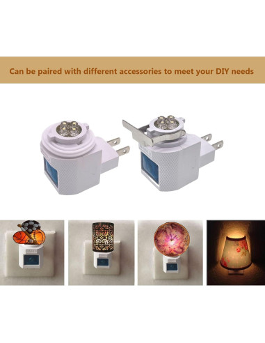 Luz Nocturna LED Enchufable TWDRTDD con Sensor Dusk a Dawn