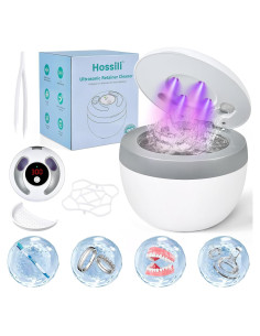 Limpiadora Ultrasónica Hossili 45kHz 200ML para Dentaduras y Alineadores