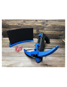 Lanzador de Dados de Ballesta MunnyGrubbers Azul con 7 Dados D20