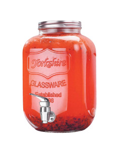 Dispensador de Bebidas de Vidrio FIMLOY 3.8L con Grifo Inoxidable