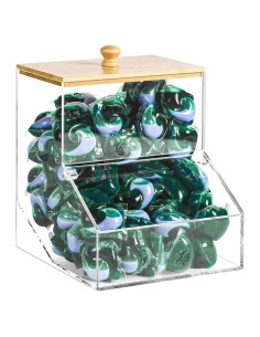 Contenedor de Cápsulas de Lavandería VEGEVIGI 1.2L Acrílico