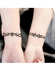 Tatuajes Temporales Tribales Yesallwas - 6 Hojas 6x10.5cm 2