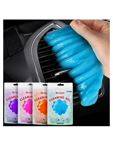 Gel de Limpieza de Autos YOPINSAND 348g 4 Colores Reutilizable