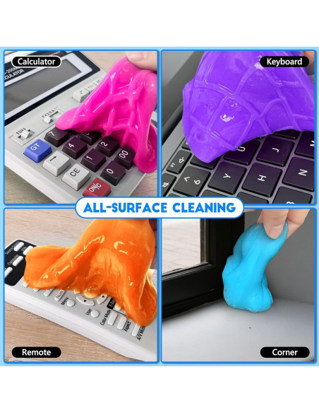 Gel de Limpieza de Autos YOPINSAND 348g 4 Colores Reutilizable