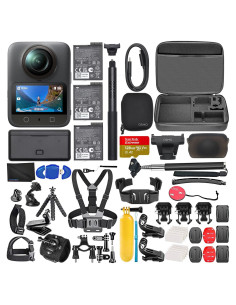 Cámara 360 DJI Osmo Adventure Combo 8K con 3 Baterías