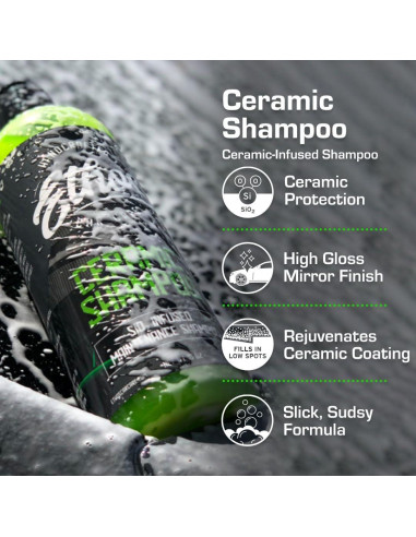 Champú Cerámico Ethos 450ml - Lavado Hidrofóbico para Autos